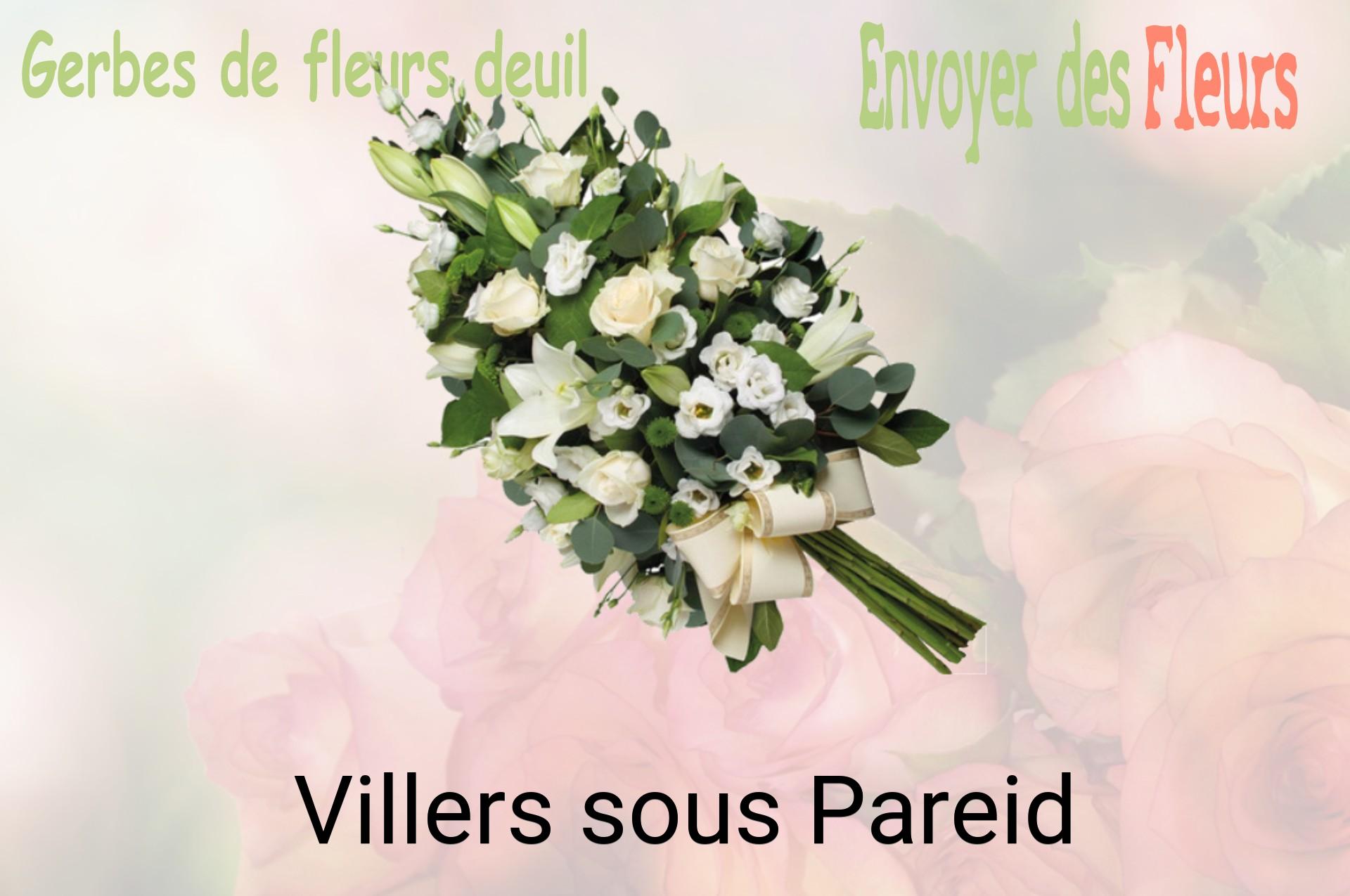 Gerbe de fleurs de deuil livrée à Villers-sous-Pareid